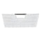 Simplify Shelf Storage Rattan Tote Basket in White 25453-WHITE - alternate 2